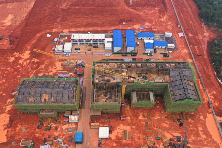 Lithium battery industrial chain project in full swing in Guiyang county